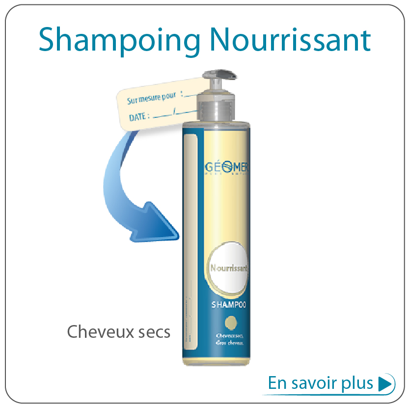 shampoing nourrissant adapté sur-mesure 